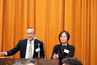 還暦大同窓会 司会者 盛田 一裕 秋山 峰子