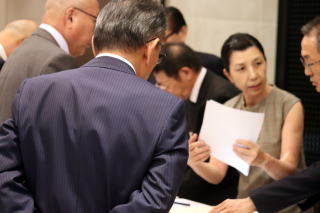 緑寿同窓会 開会前受付状況 4