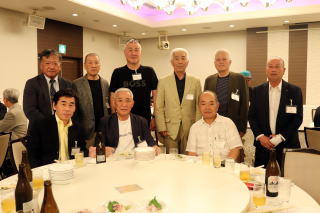 緑寿同窓会 土木科 集合写真テーブル(2)
