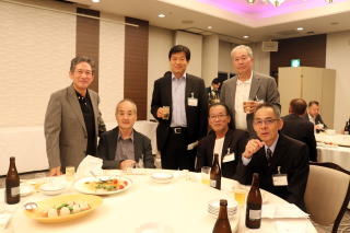緑寿同窓会 金属科 集合写真